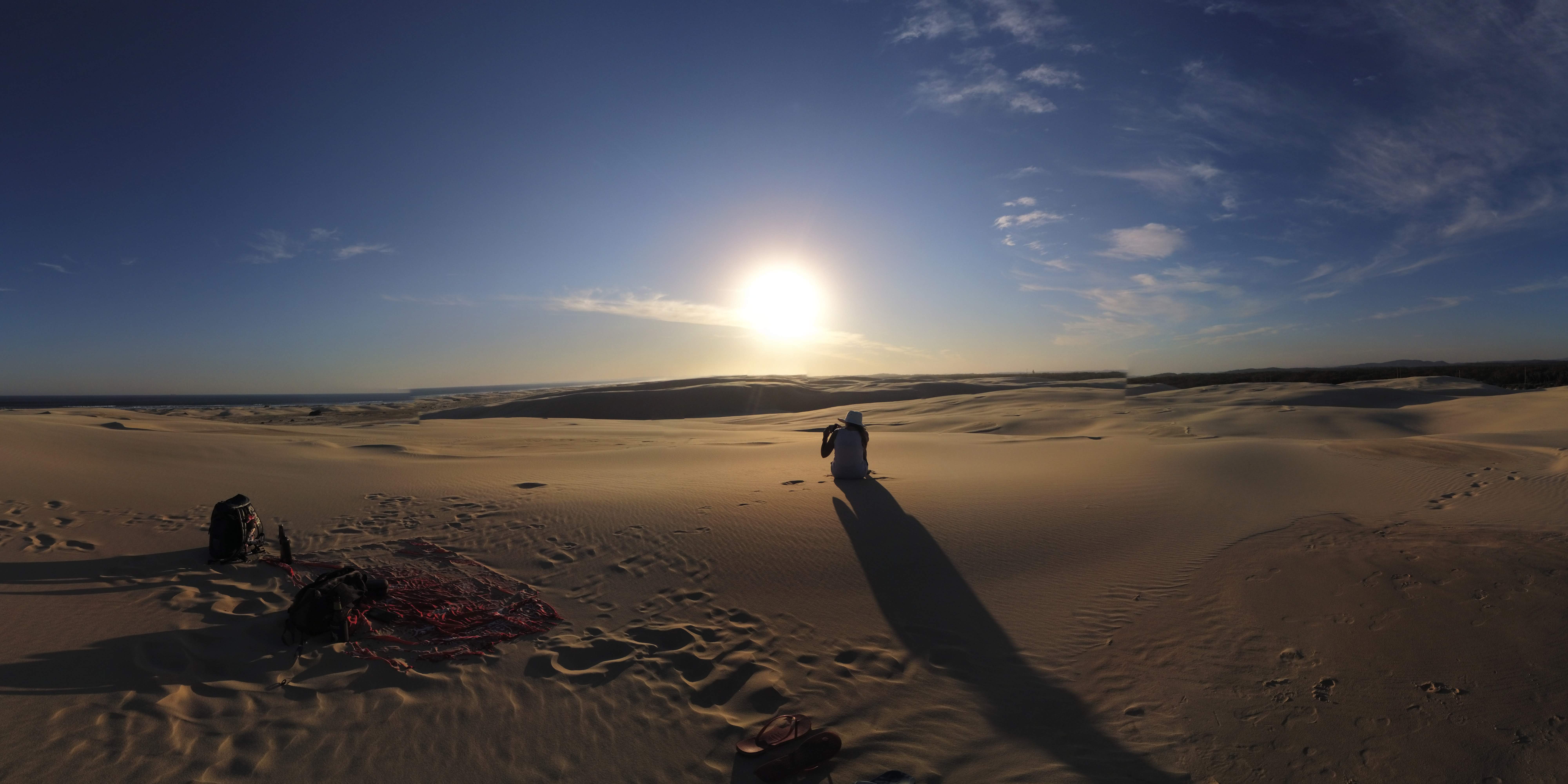 Stockton Bight Sand Dunes in the Worimi Conservation Lands at Anna Bay in Port Stephens